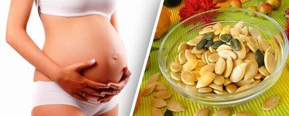 tekvicové semená pre červy sú bezpečné pre tehotné ženy